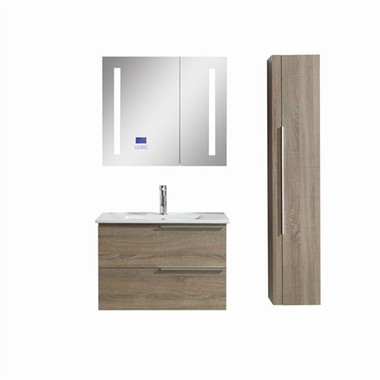 Kontrakte Design Melamine laparans Kabinè twalèt